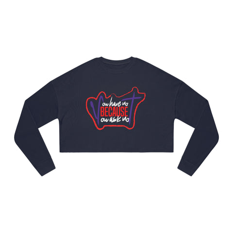 Women's Cropped Long Sleeve T-shirt