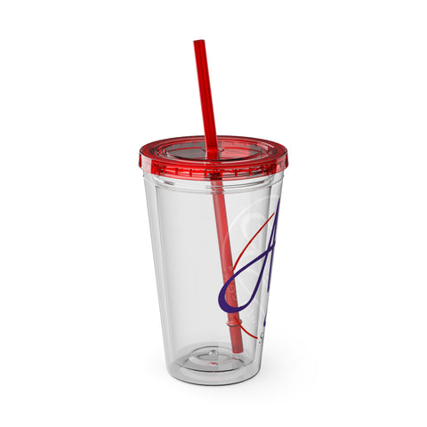 Sunsplash Tumbler with Straw, 16oz