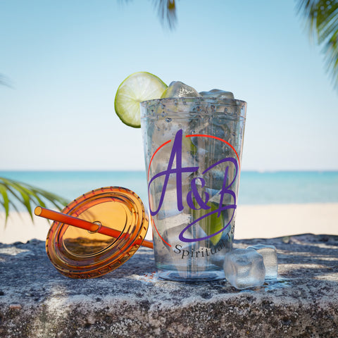 Sunsplash Tumbler with Straw, 16oz