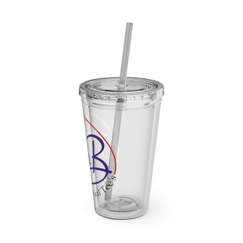 Sunsplash Tumbler with Straw, 16oz