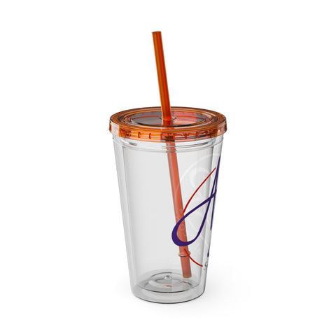 Sunsplash Tumbler with Straw, 16oz