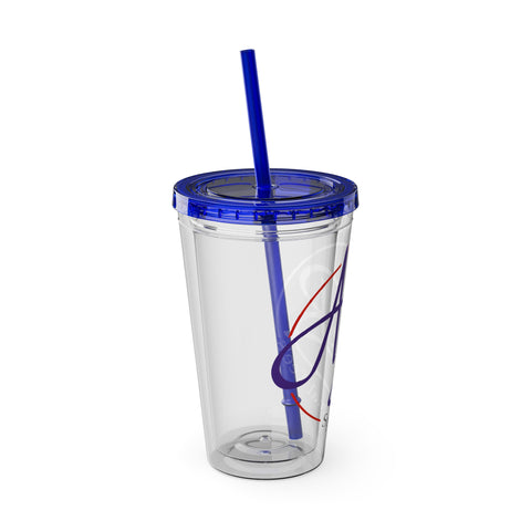 Sunsplash Tumbler with Straw, 16oz