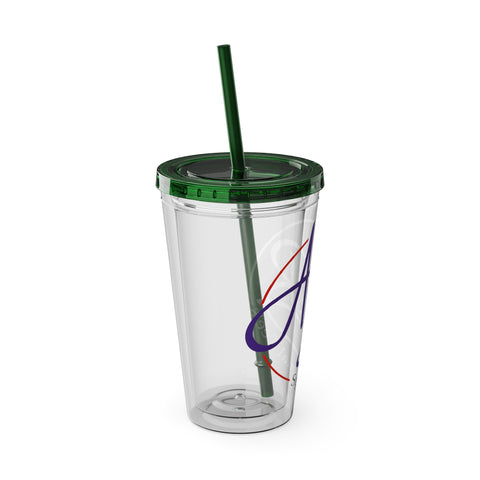 Sunsplash Tumbler with Straw, 16oz
