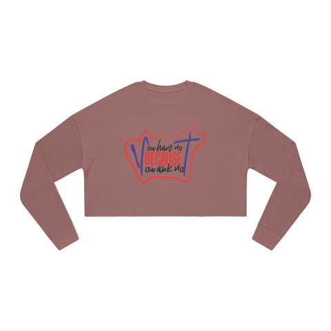 Women's Cropped Long Sleeve T-shirt