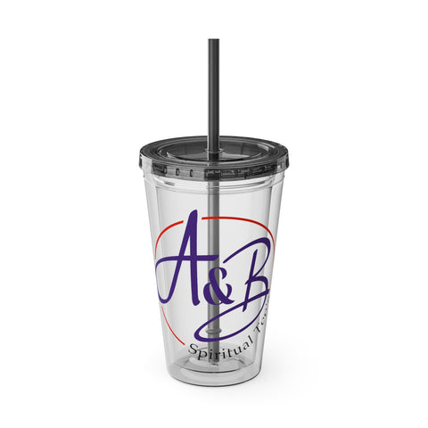 Sunsplash Tumbler with Straw, 16oz