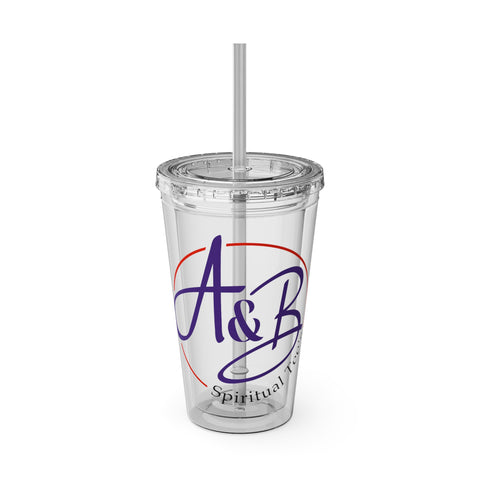 Sunsplash Tumbler with Straw, 16oz