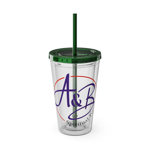 Sunsplash Tumbler with Straw, 16oz