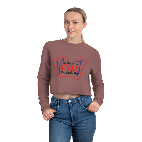 Women's Cropped Long Sleeve T-shirt