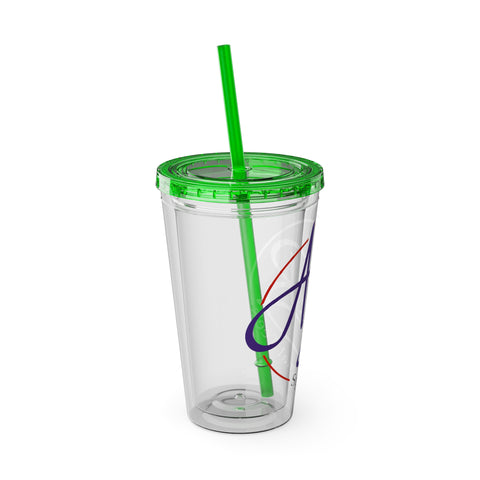 Sunsplash Tumbler with Straw, 16oz