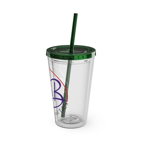 Sunsplash Tumbler with Straw, 16oz